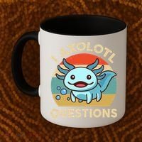 I Axolotl Questions Salamander Plush Axolotl Coffee Mug thumb 2