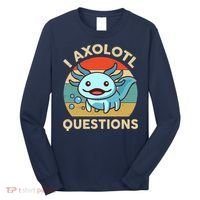 I Axolotl Questions Salamander Plush Axolotl Long Sleeve Shirt thumb 0