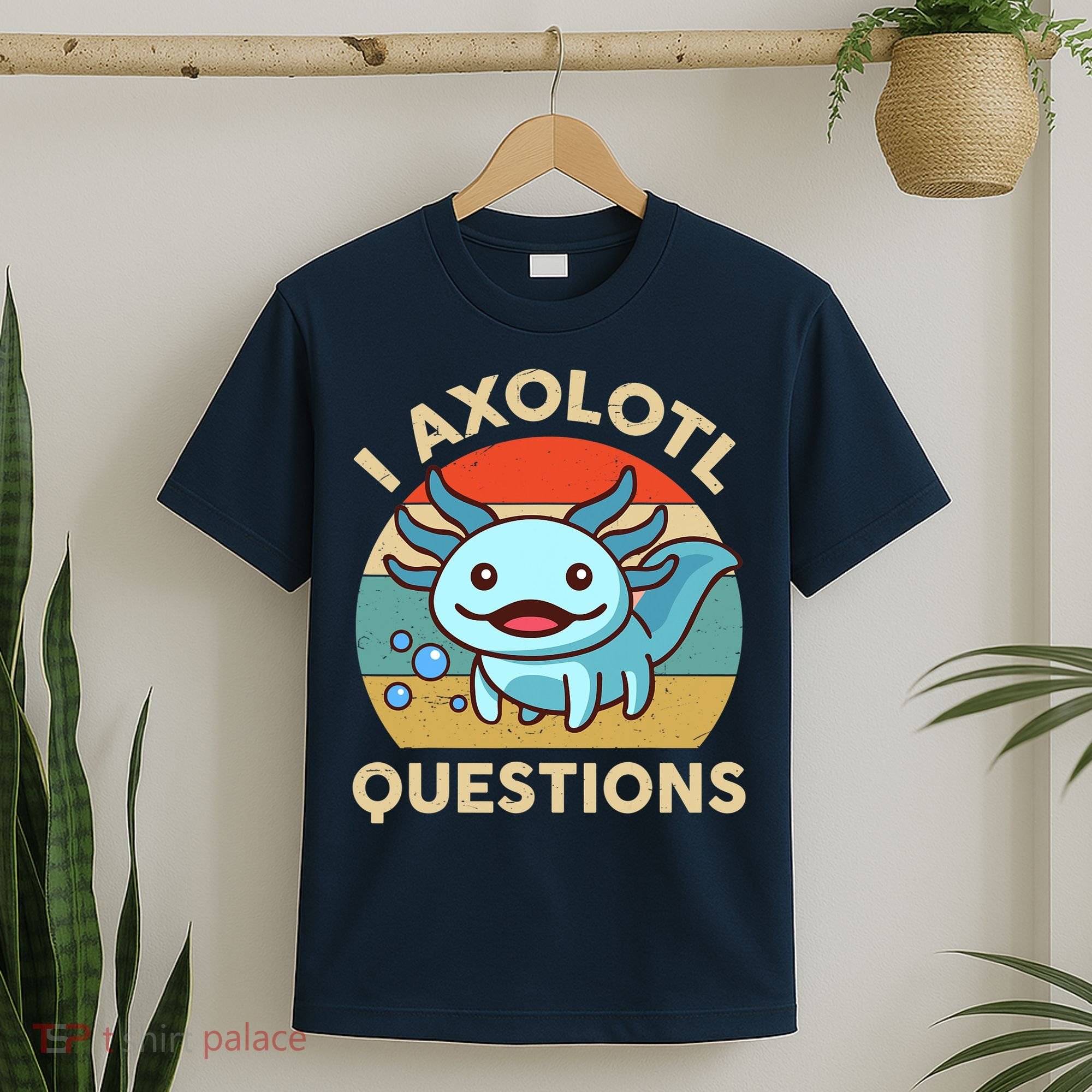 I Axolotl Questions Salamander Plush Axolotl T-Shirt