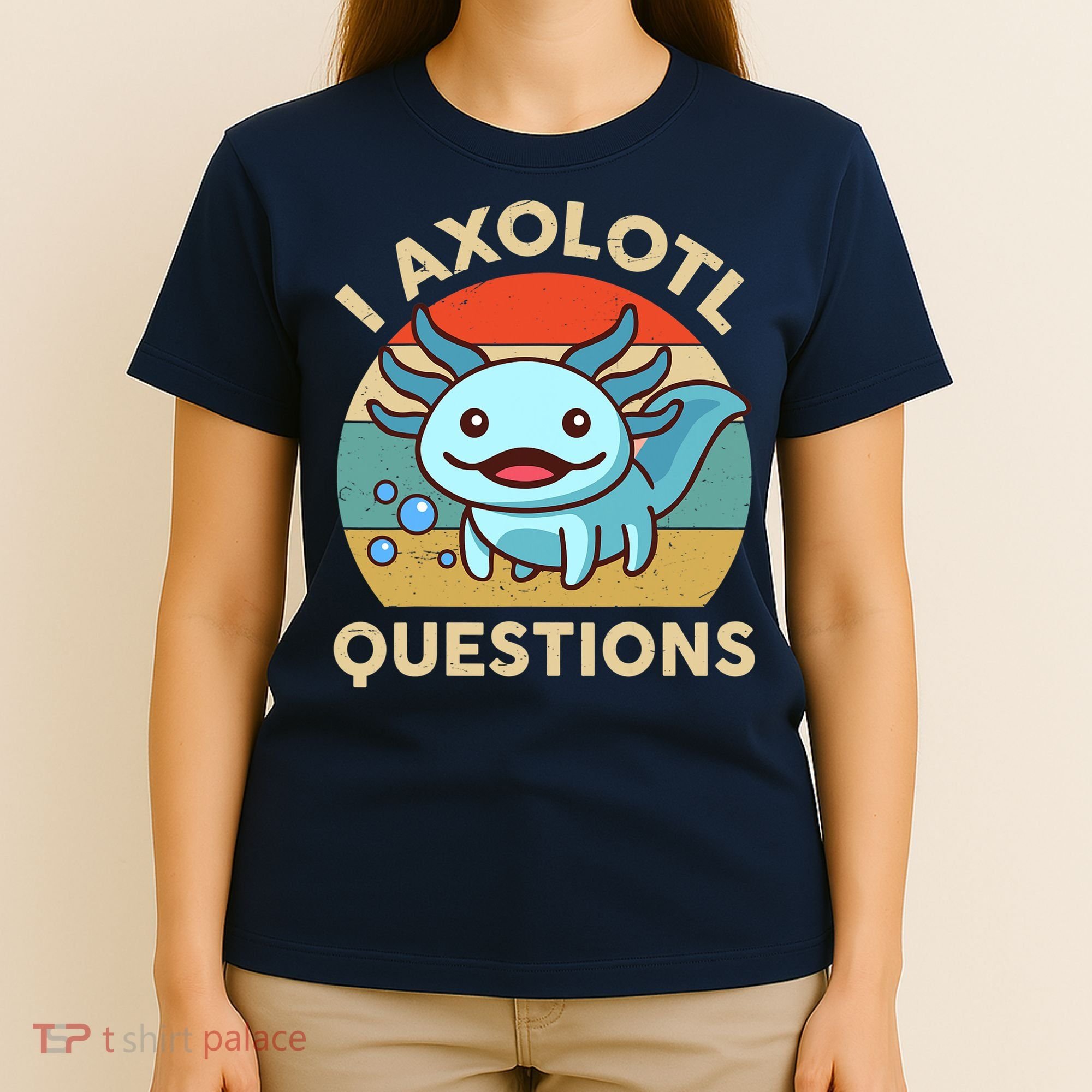 I Axolotl Questions Salamander Plush Axolotl T-Shirt
