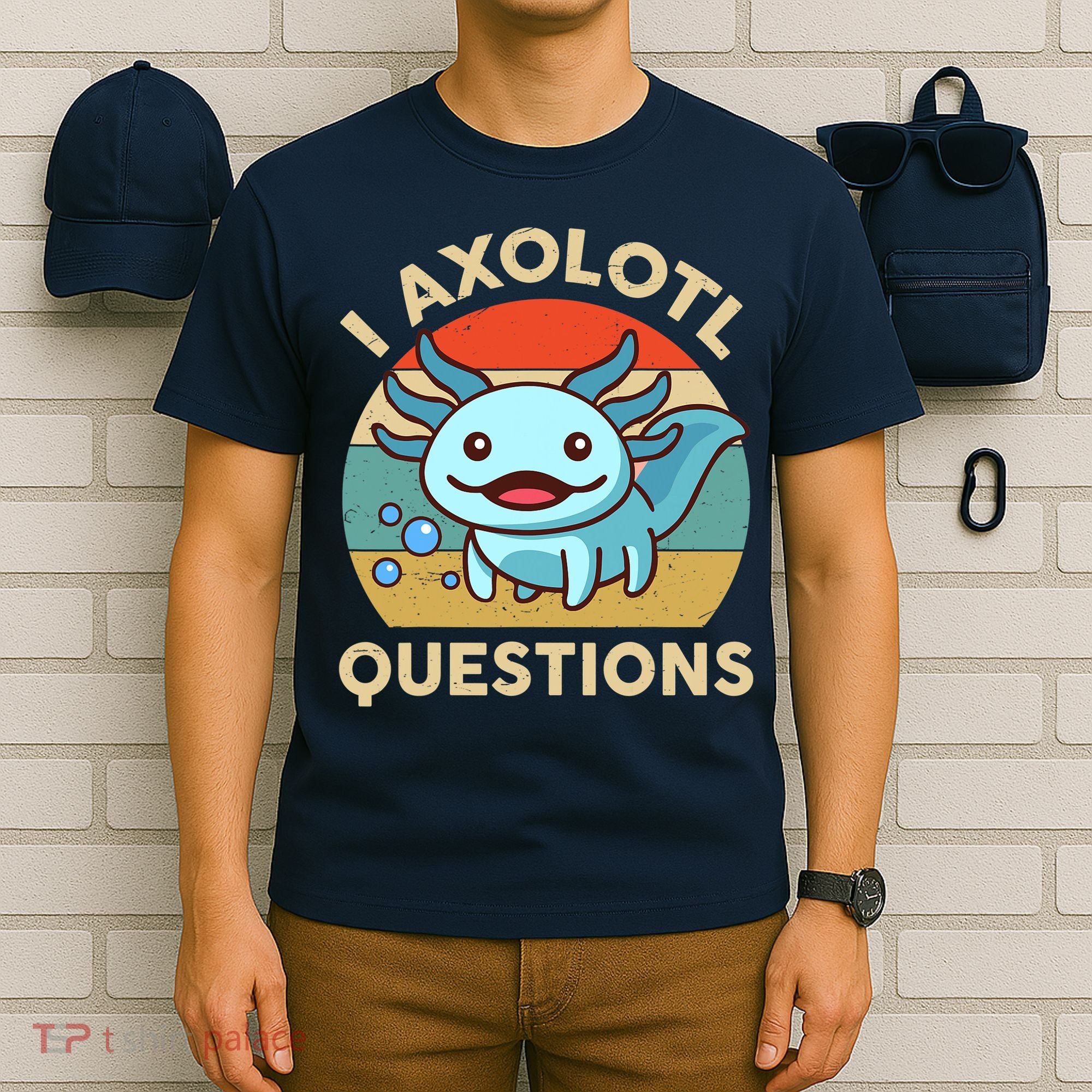 I Axolotl Questions Salamander Plush Axolotl T-Shirt