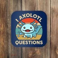 I Axolotl Questions Salamander Plush Axolotl Coaster thumb 0