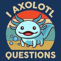 I Axolotl Questions Salamander Plush Axolotl Mousepad thumb 1