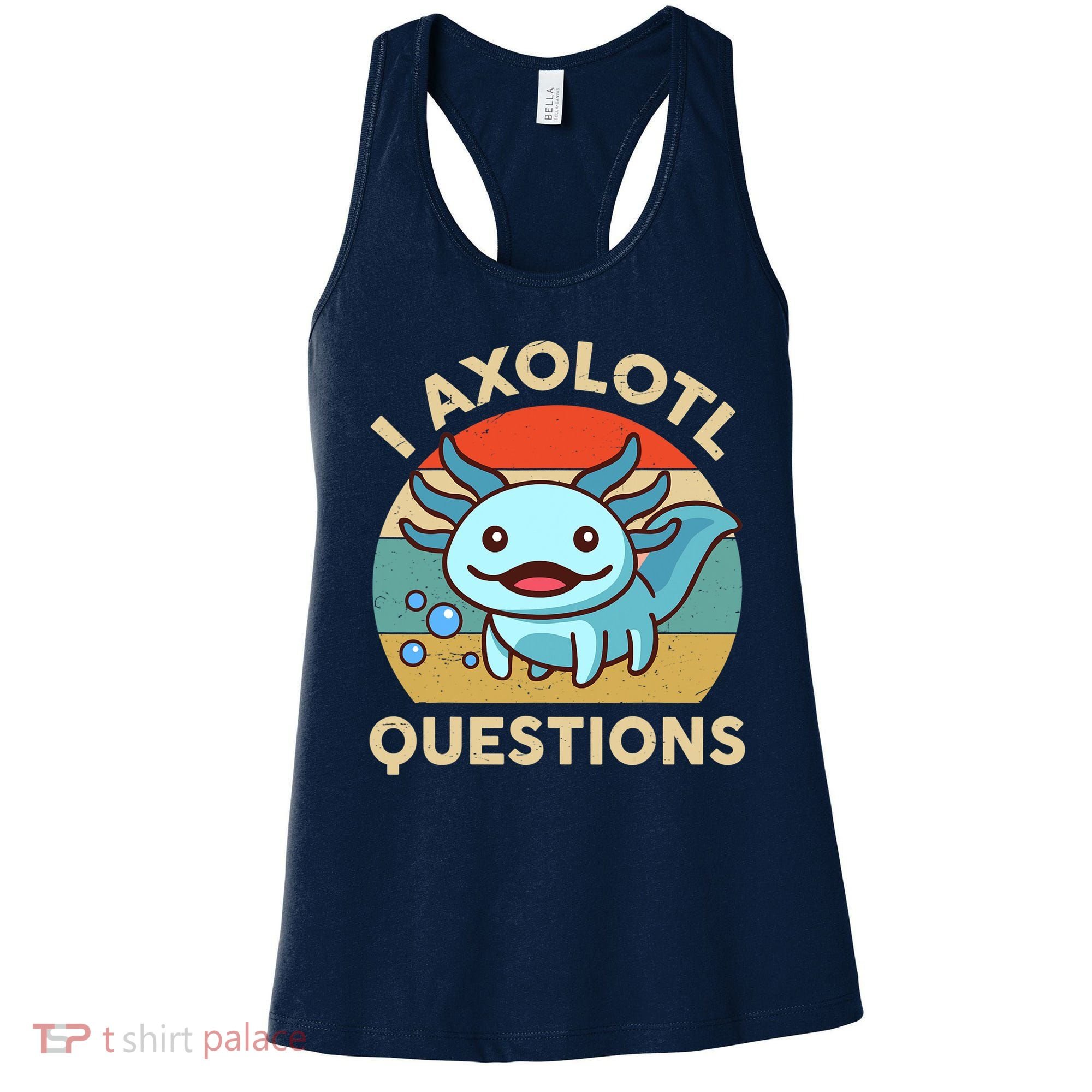 I Axolotl Questions Salamander Plush Axolotl Women's Tank Top