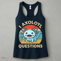 I Axolotl Questions Salamander Plush Axolotl Women's Tank Top thumb 3