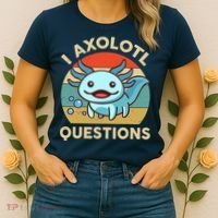 I Axolotl Questions Salamander Plush Axolotl Women's T-Shirt thumb 2
