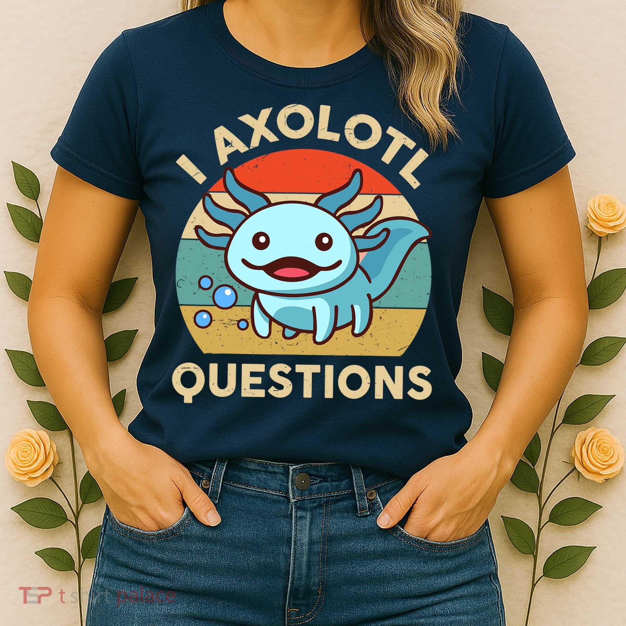 I Axolotl Questions Salamander Plush Axolotl Women's T-Shirt