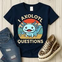 I Axolotl Questions Salamander Plush Axolotl Women's T-Shirt thumb 3
