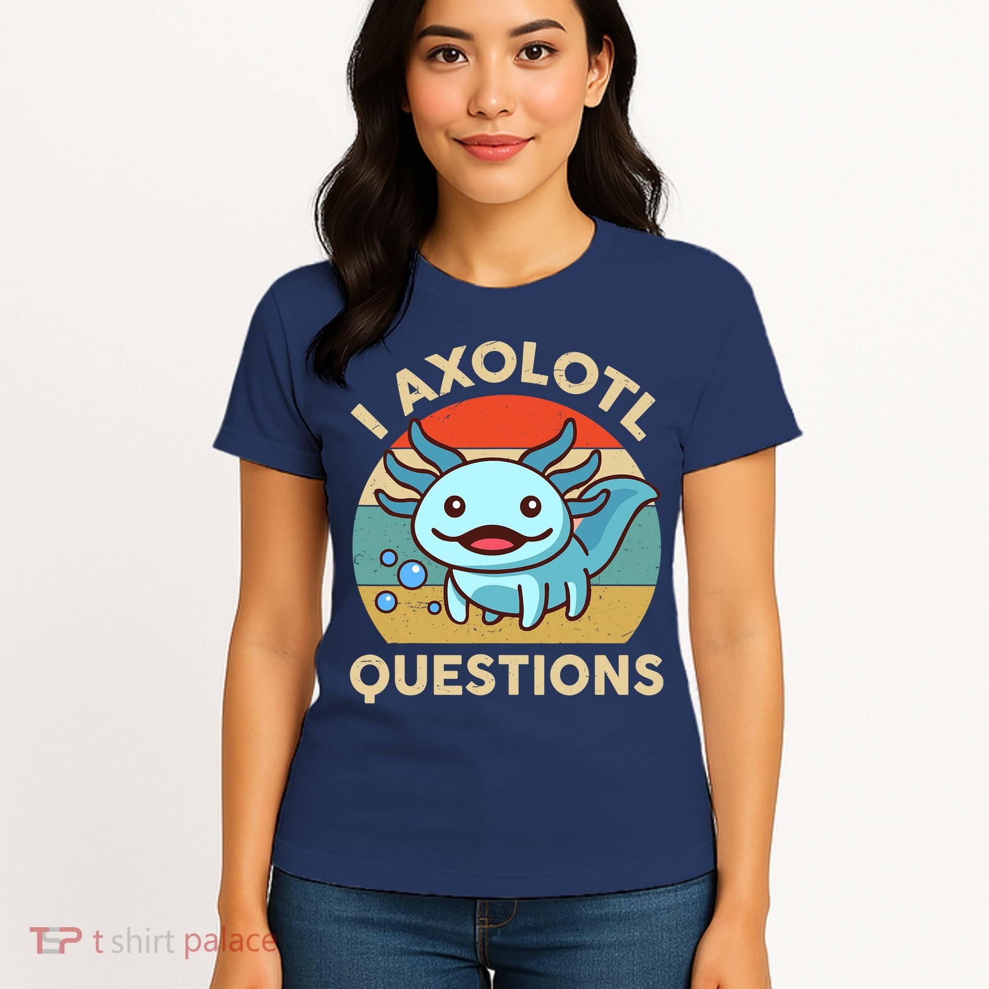 I Axolotl Questions Salamander Plush Axolotl Women's T-Shirt