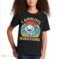 I Axolotl Questions Salamander Plush Axolotl Kids T-Shirt thumb 2