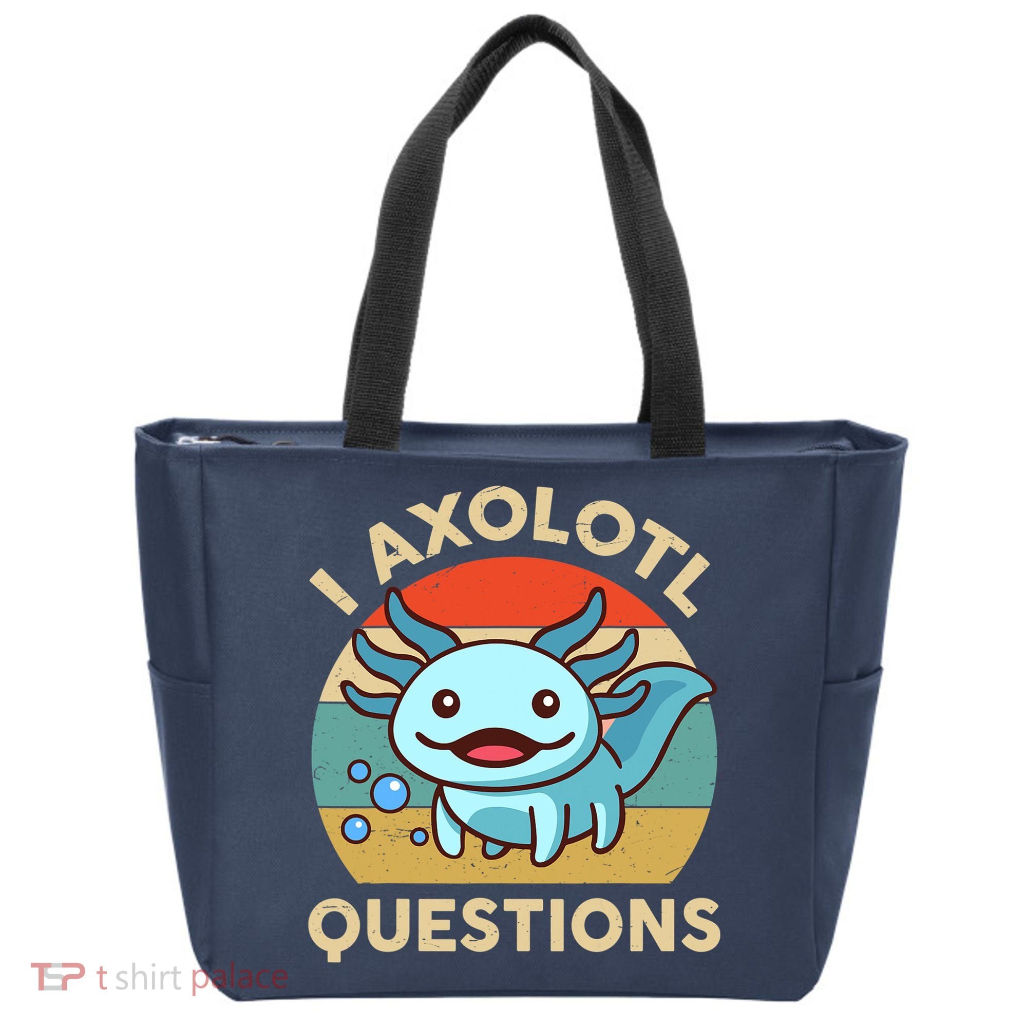 I Axolotl Questions Salamander Plush Axolotl Tote Bag