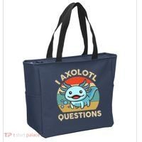 I Axolotl Questions Salamander Plush Axolotl Tote Bag thumb 2