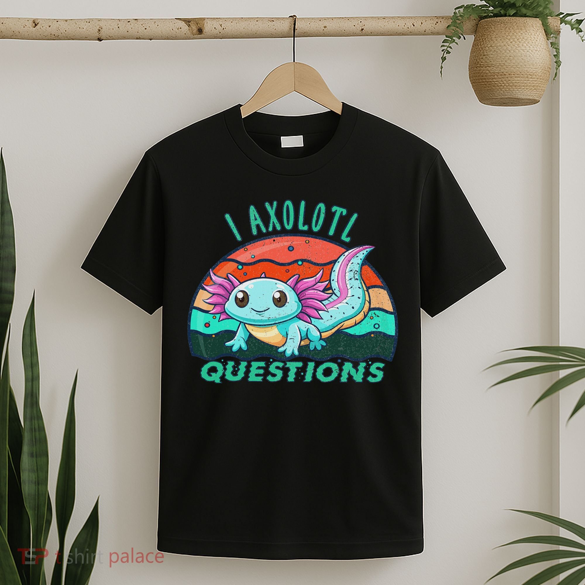I Axolotl Questions Cute Kawaii Axolotl Lover  T-Shirt