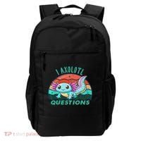 I Axolotl Questions Cute Kawaii Axolotl Lover  Backpack thumb 0