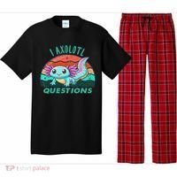 I Axolotl Questions Cute Kawaii Axolotl Lover  Pajama Set thumb 0