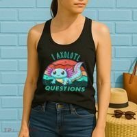 I Axolotl Questions Cute Kawaii Axolotl Lover  Women's Tank Top thumb 2