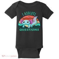 I Axolotl Questions Cute Kawaii Axolotl Lover  Baby Bodysuit thumb 0