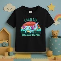 I Axolotl Questions Cute Kawaii Axolotl Lover  Toddler T-Shirt thumb 3
