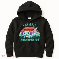 I Axolotl Questions Cute Kawaii Axolotl Lover  Kids Hoodie thumb 0