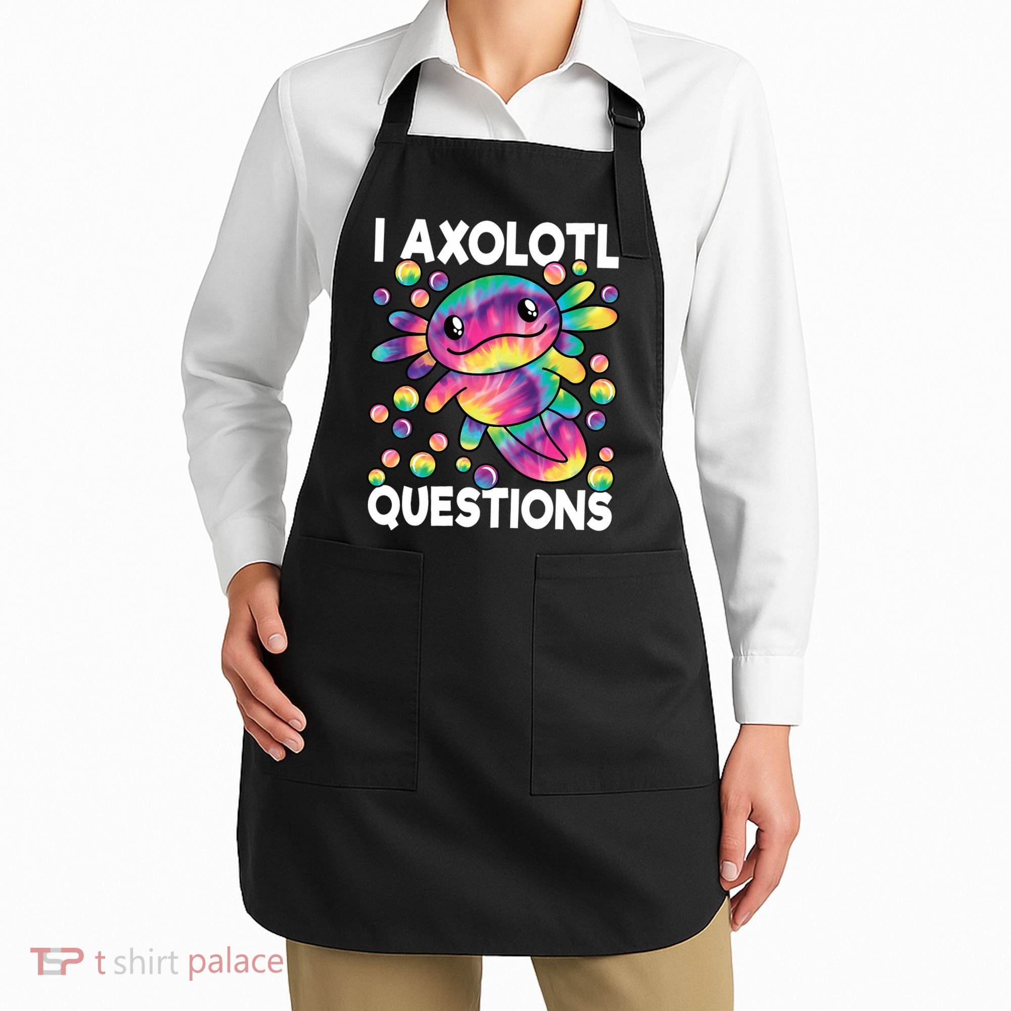 I Axolotl Questions Kawaii Axolotl Lover Apron