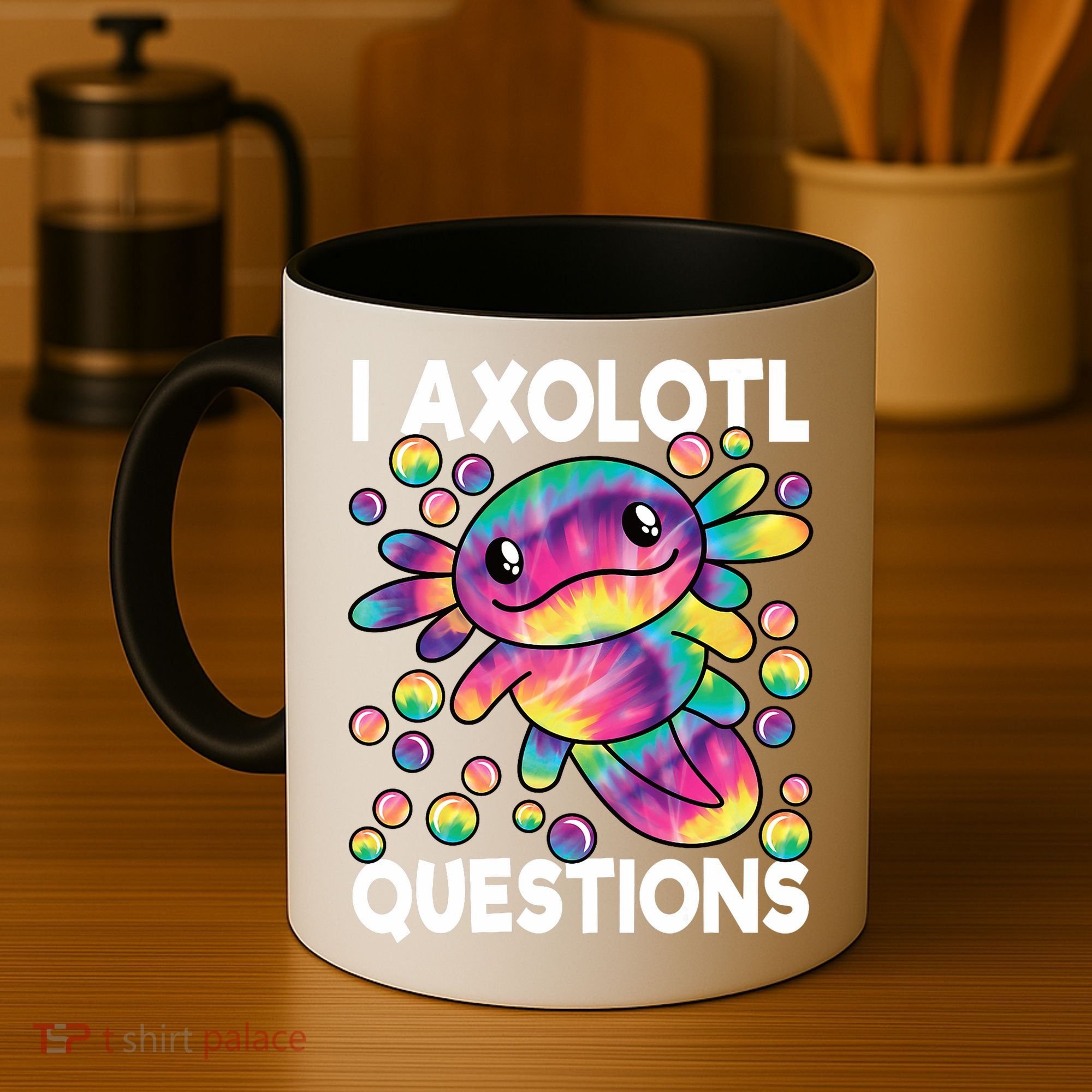 I Axolotl Questions Kawaii Axolotl Lover Coffee Mug