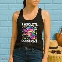 I Axolotl Questions Kawaii Axolotl Lover Women's Tank Top thumb 2