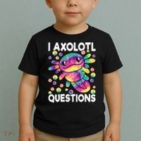 I Axolotl Questions Kawaii Axolotl Lover Toddler T-Shirt thumb 2