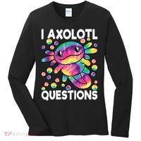 I Axolotl Questions Kawaii Axolotl Lover Women's Long Sleeve Shirt thumb 0