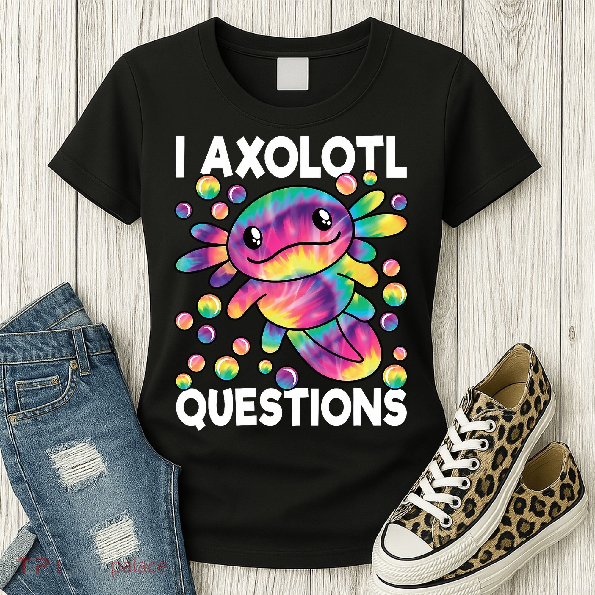I Axolotl Questions Kawaii Axolotl Lover Women's T-Shirt