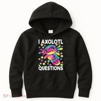 I Axolotl Questions Kawaii Axolotl Lover Kids Hoodie thumb 0