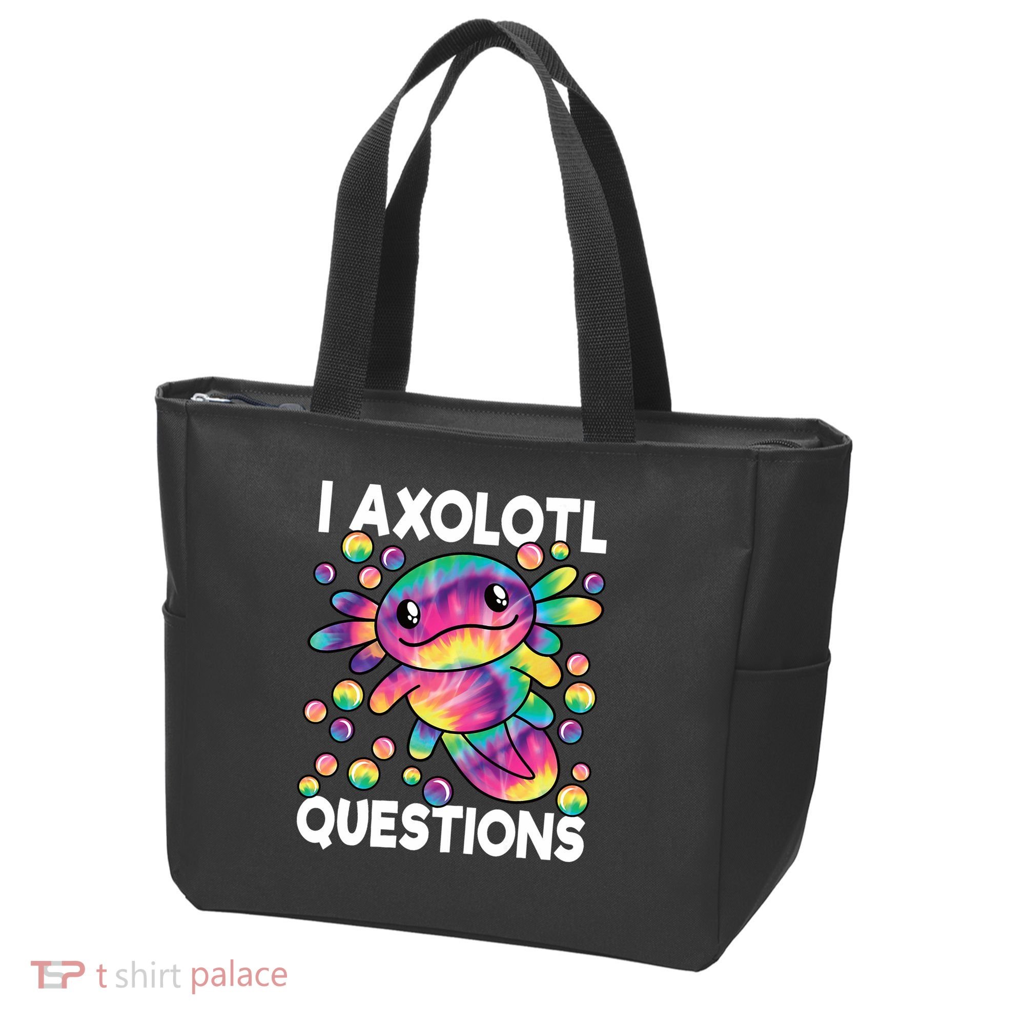 I Axolotl Questions Kawaii Axolotl Lover Tote Bag