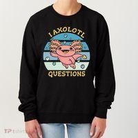 I Axolotl Questions Retro Cute Women's Sweatshirt thumb 0