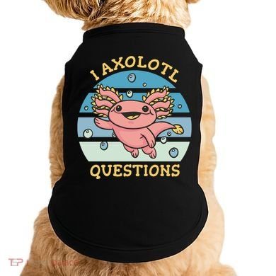 I Axolotl Questions Retro Cute Doggie Tank