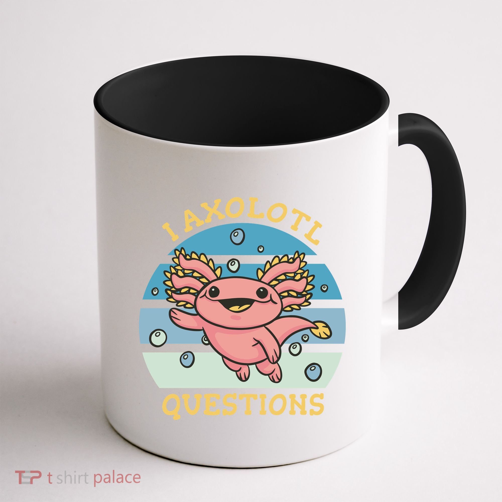 I Axolotl Questions Retro Cute Coffee Mug