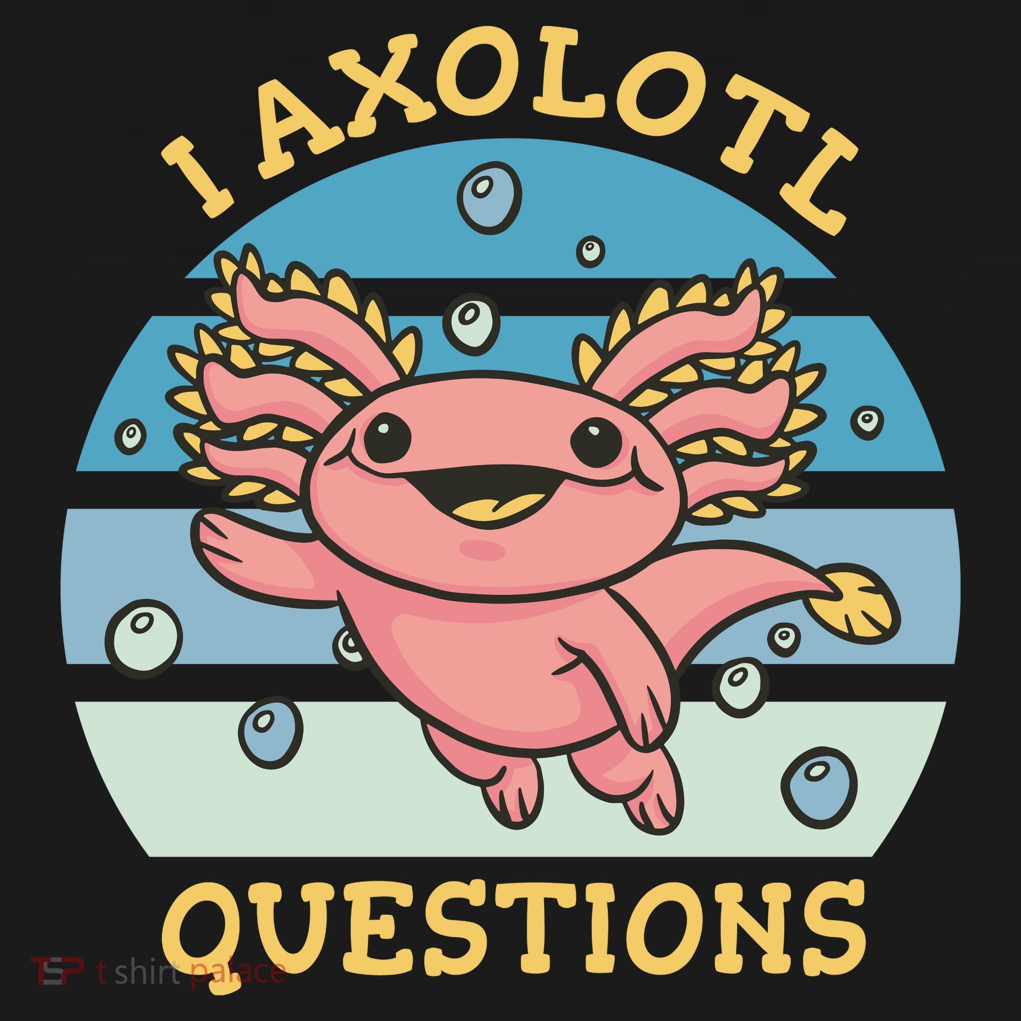 I Axolotl Questions Retro Cute Ornament