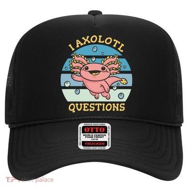 I Axolotl Questions Retro Cute Hat
