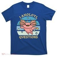 I Axolotl Questions Retro Cute T-Shirt thumb 0