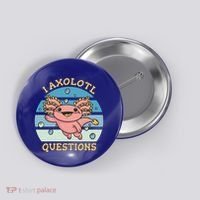I Axolotl Questions Retro Cute Button thumb 0