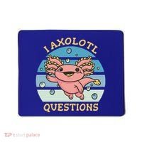 I Axolotl Questions Retro Cute Mousepad thumb 0