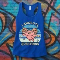 I Axolotl Questions Retro Cute Women's Tank Top thumb 3