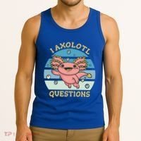 I Axolotl Questions Retro Cute Tank Top thumb 3