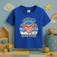 I Axolotl Questions Retro Cute Toddler T-Shirt thumb 3