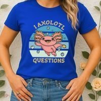 I Axolotl Questions Retro Cute Women's T-Shirt thumb 2
