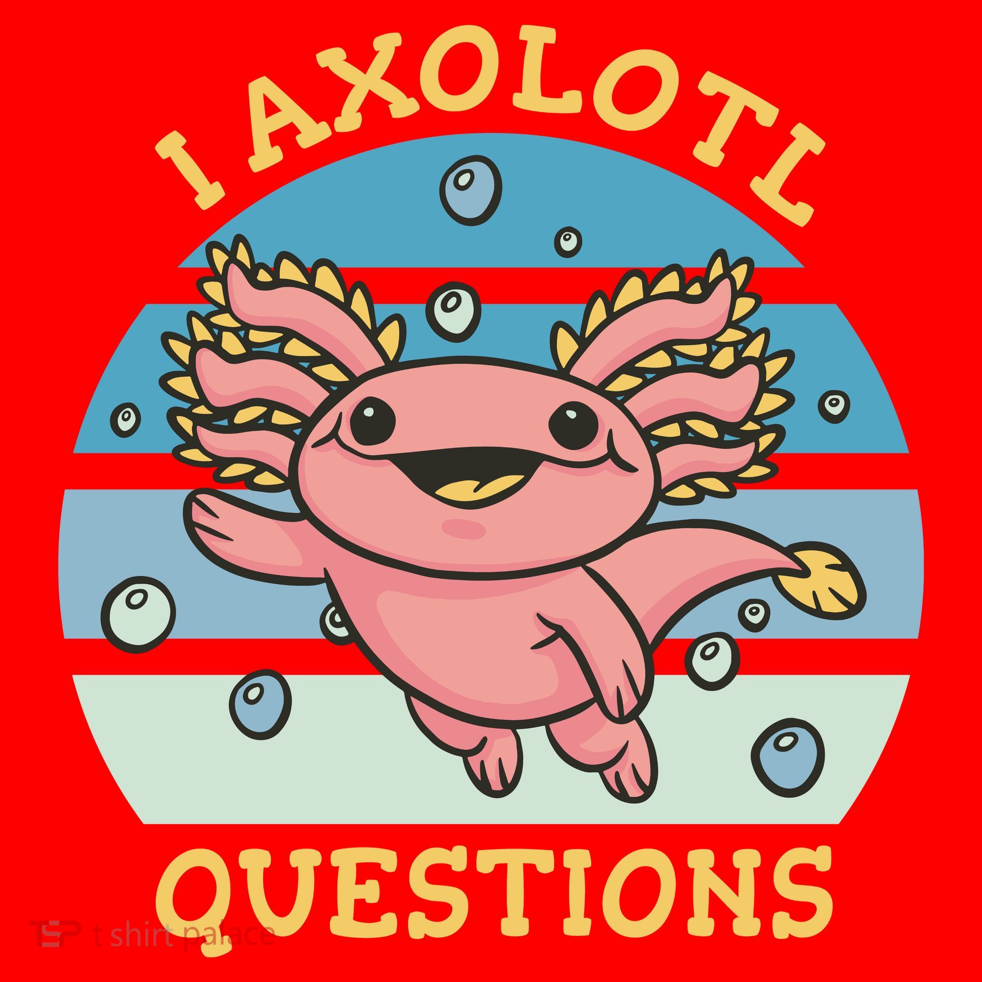 I Axolotl Questions Retro Cute Santa Hat