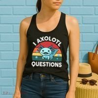 I Axolotl Questions Cute Axolotl Women's Tank Top thumb 2