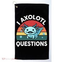 I Axolotl Questions Cute Axolotl Golf Towel thumb 0