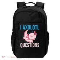 I Axolotl Questions I Axolotl Cute Backpack thumb 0