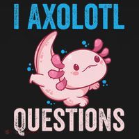 I Axolotl Questions I Axolotl Cute Backpack thumb 2