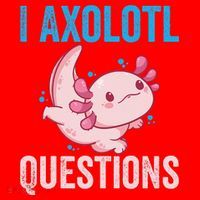 I Axolotl Questions I Axolotl Cute Santa Hat thumb 1