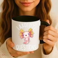 I Axolotl Questions Funny Cute Anime Pet Coffee Mug thumb 3